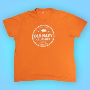 Old Navy Orange XXL T-Shirt